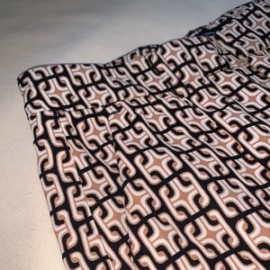 Zara Straight leg pants in 60s print, Size XS/S